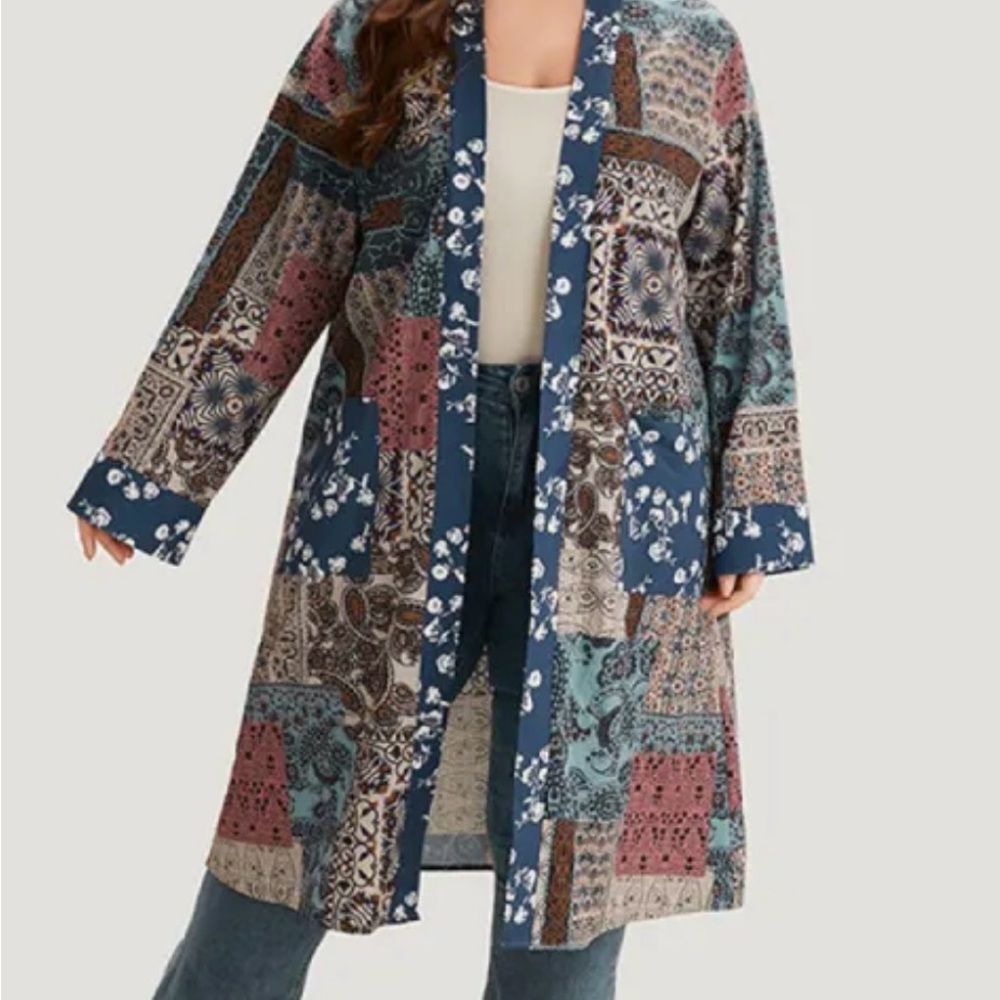Oddy size small/medium Colorful Patchwork long Kimono